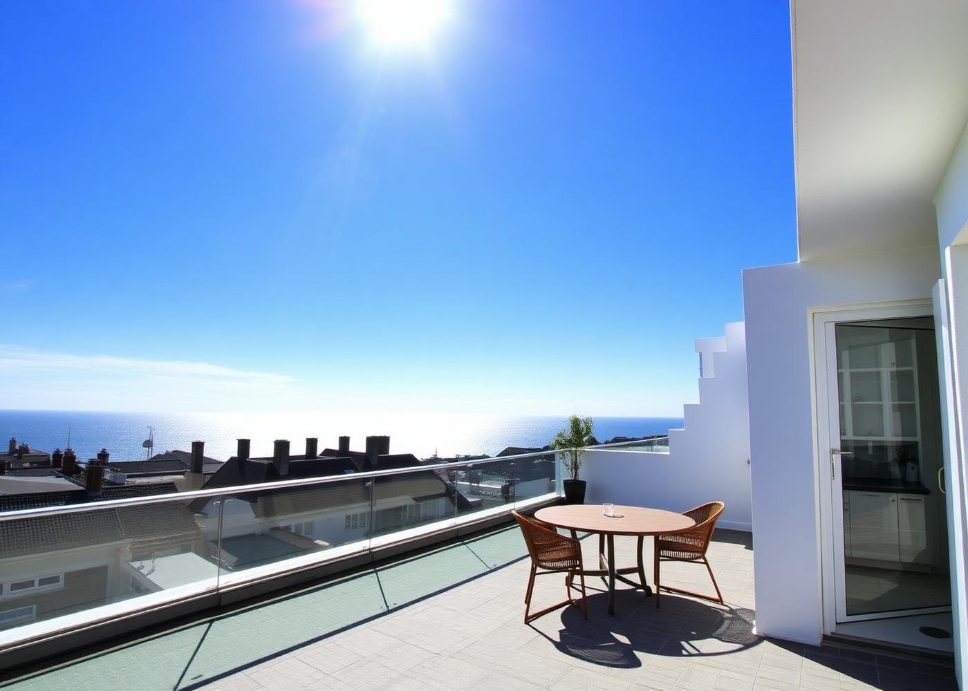 Penthouse met dakterras boven Oostende